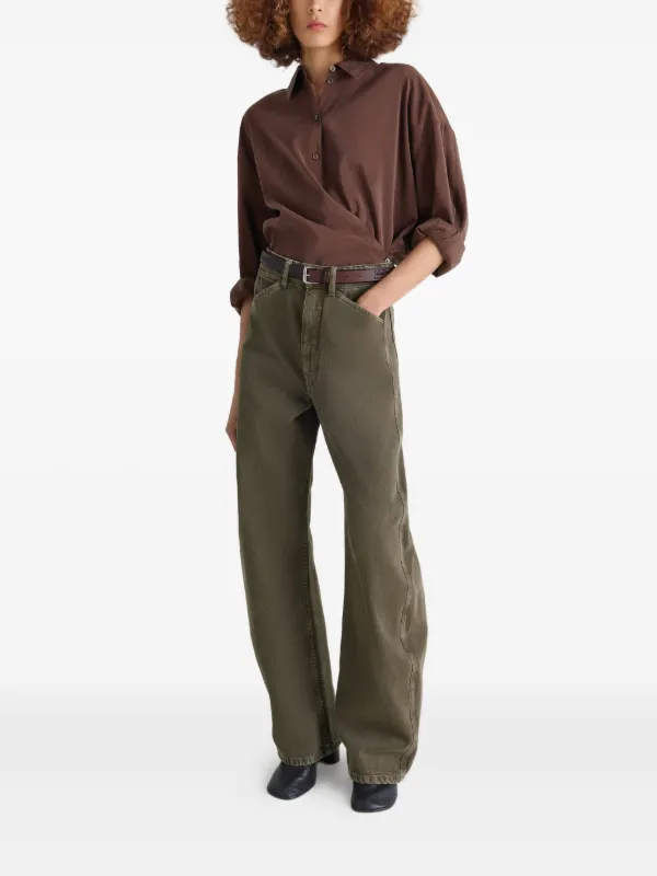 LEMAIRE カーブジーンズ | グリーン | FARFETCH JP