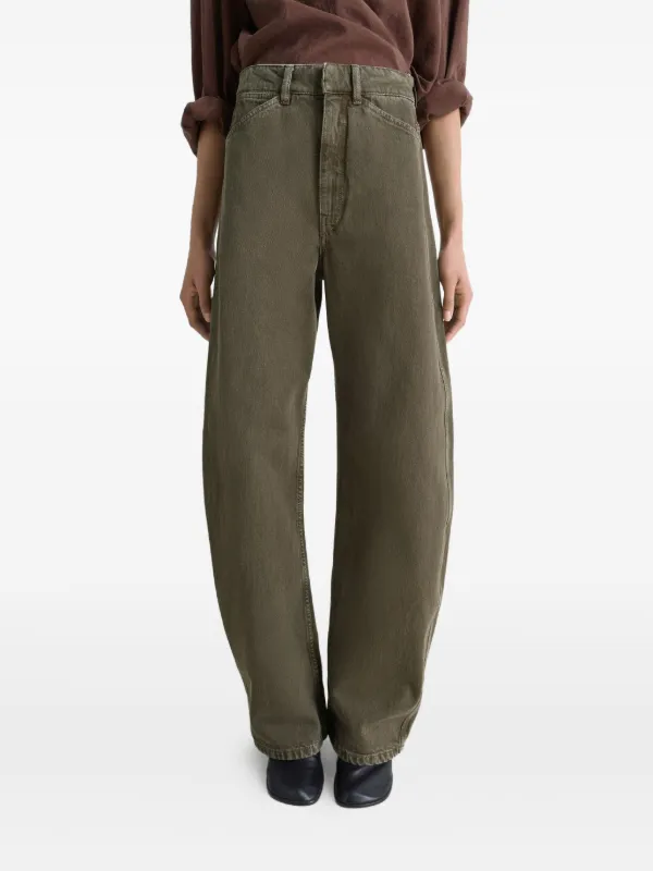 lemaire curved pants カーブジーンズ　デニム LEMAIRE カーブジーンズ | グリーン | FARFETCH JP