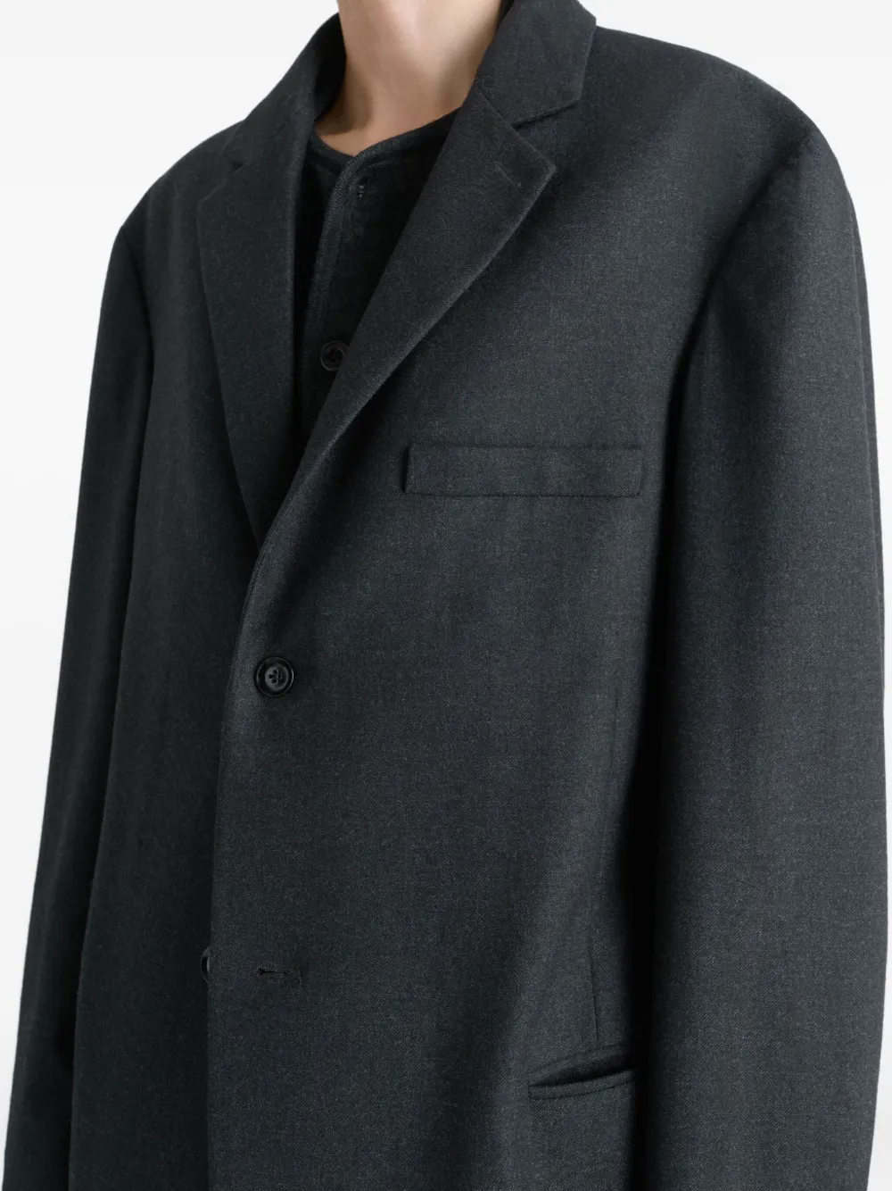 Lemaire Single-breasted Blazer In Multi