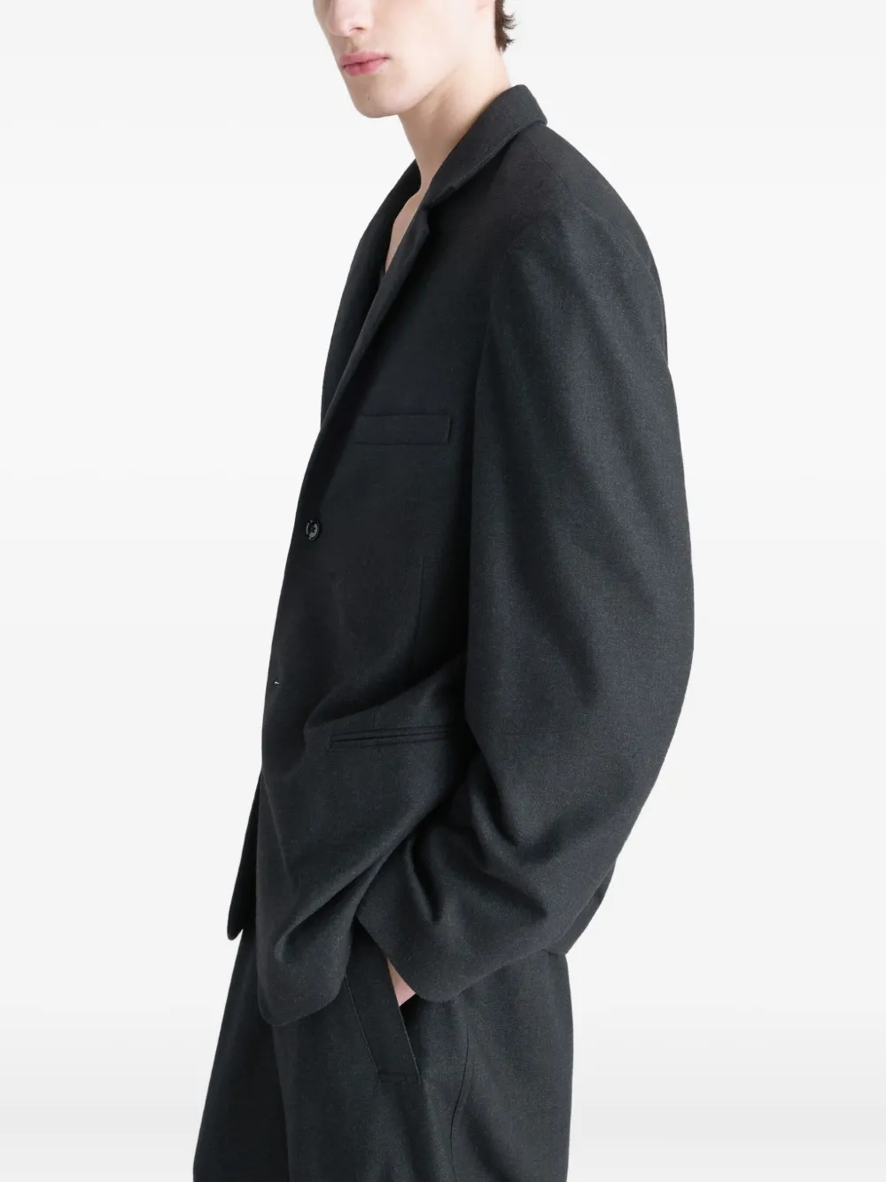 Lemaire Single-breasted Blazer In Multi