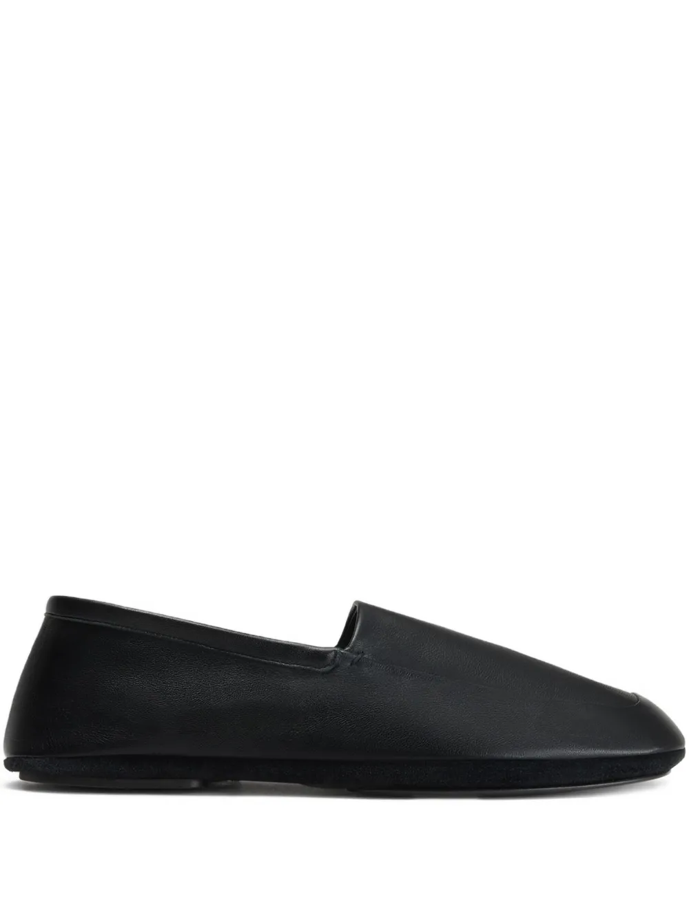 LEMAIRE square-toe slippers | Black | Image 1
