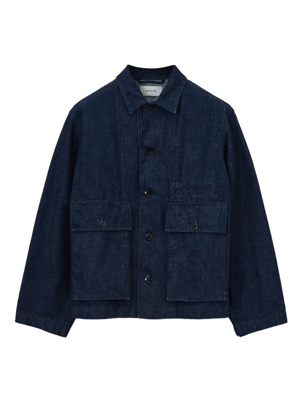 LEMAIRE pocket-embellished denim jacket | Blue | Image 1