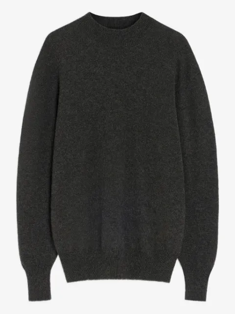 LEMAIRE mock-neck ribbeed sweater