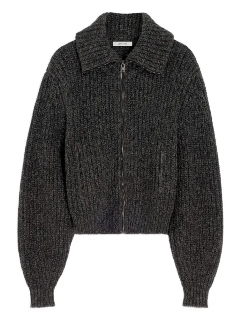 LEMAIRE ribbed zip-up cardigan
