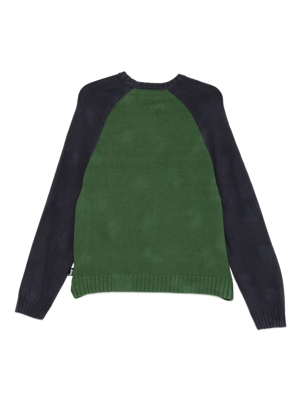 Stüssy raglan-sleeve sweater - Groen