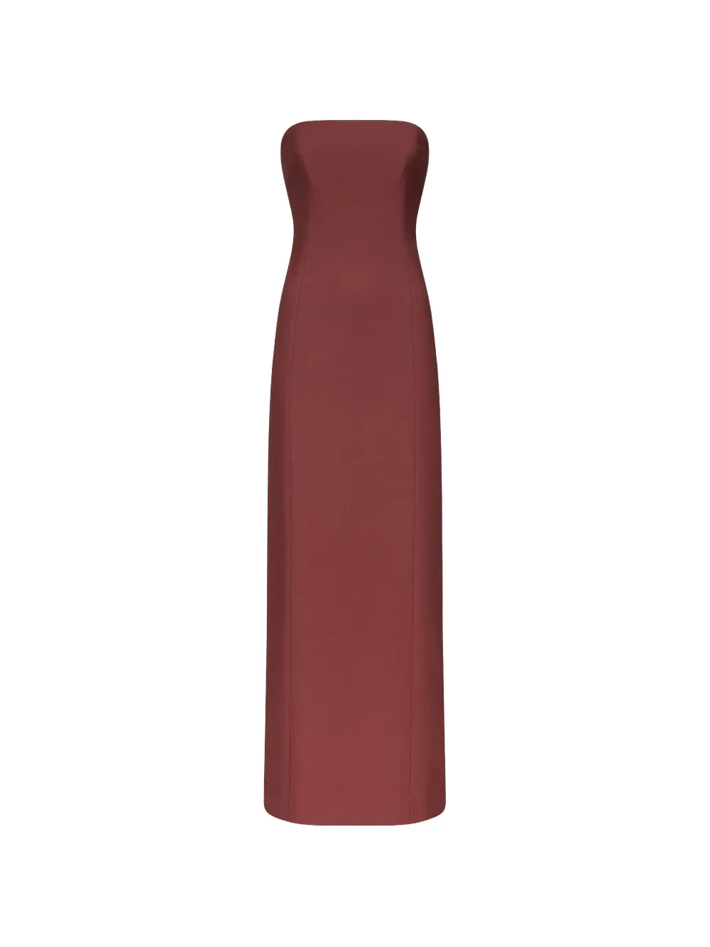 LouLou de Saison Shilo bustier maxi dress - Red