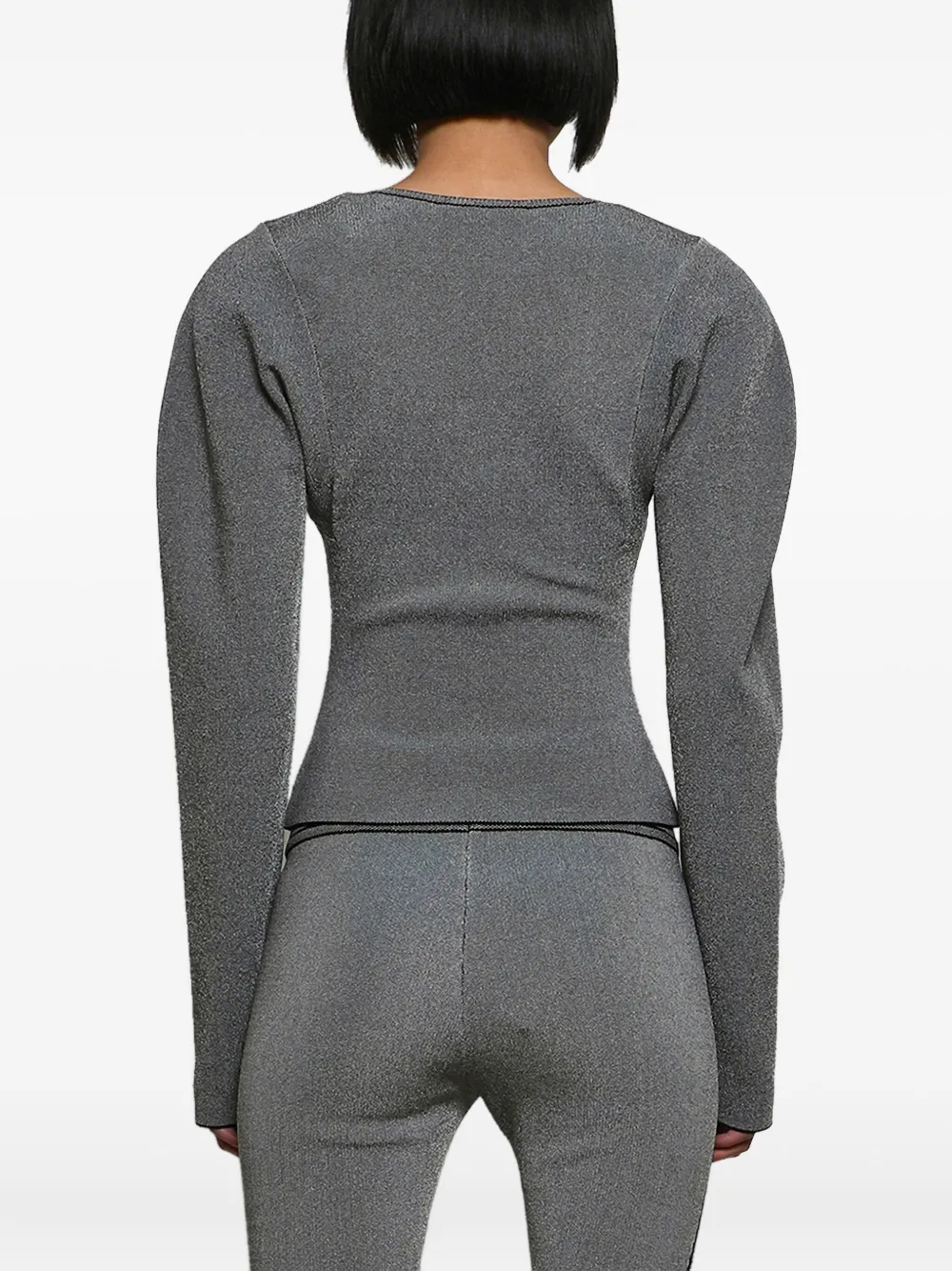 Jacquemus Sera Cardigan In Gray