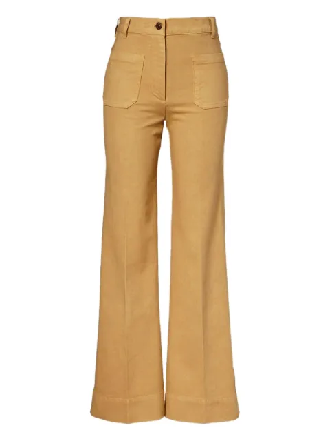 Victoria Beckham patch-pocket flared jeans