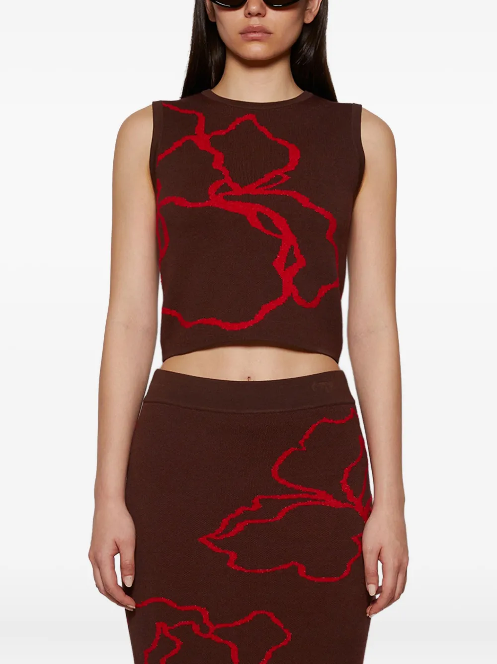 Ace Harper Kellie Vest In Brown
