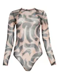 ACE HARPER Fosse bodysuit - Neutrals