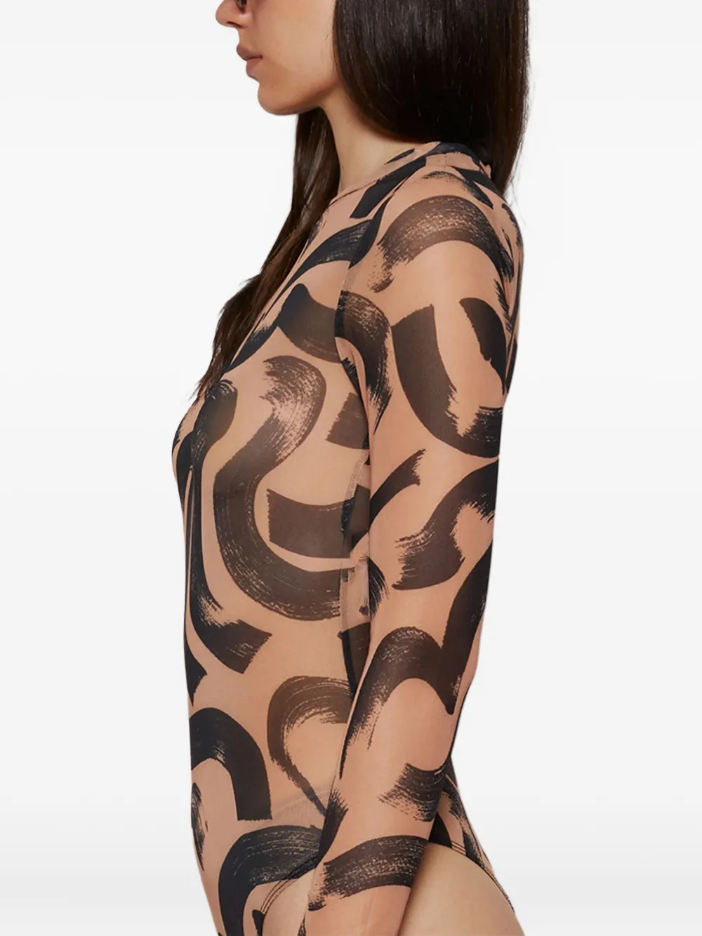 Ace Harper Fosse Bodysuit In Neutral