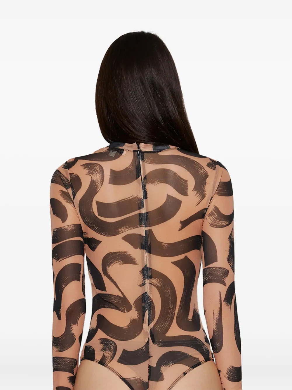 Ace Harper Fosse Bodysuit In Neutral