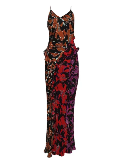 ACE HARPER Sterling floral-print ruffled dress