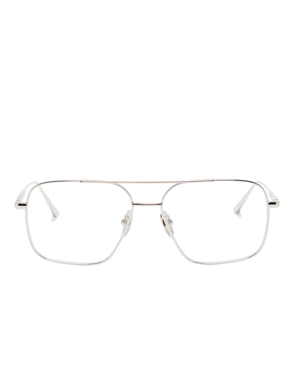 Chimi square-frame glasses | Silver | Image 1