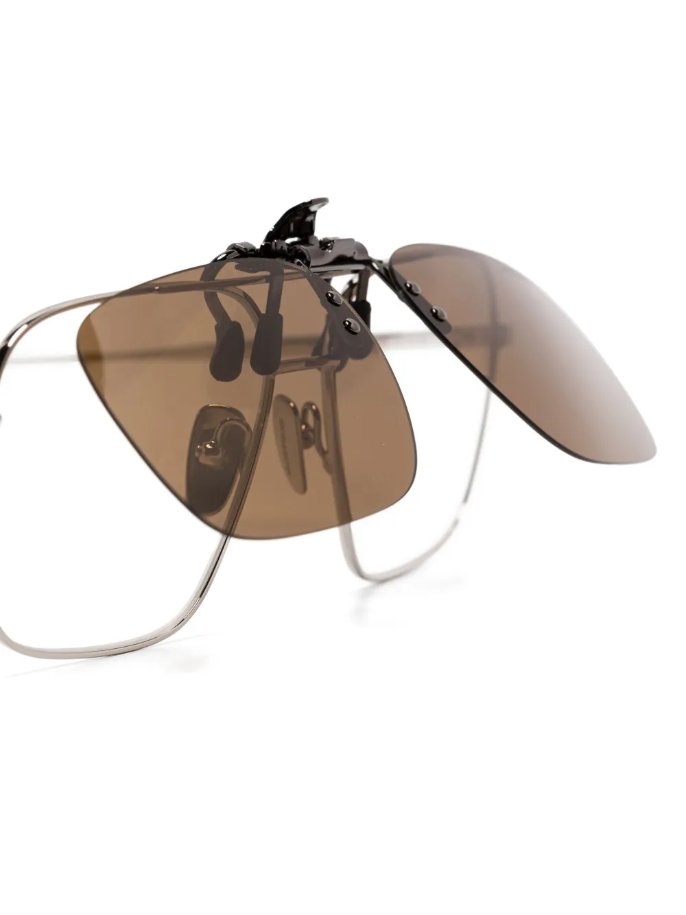  Chimi Square-frame Glasses - Silver 