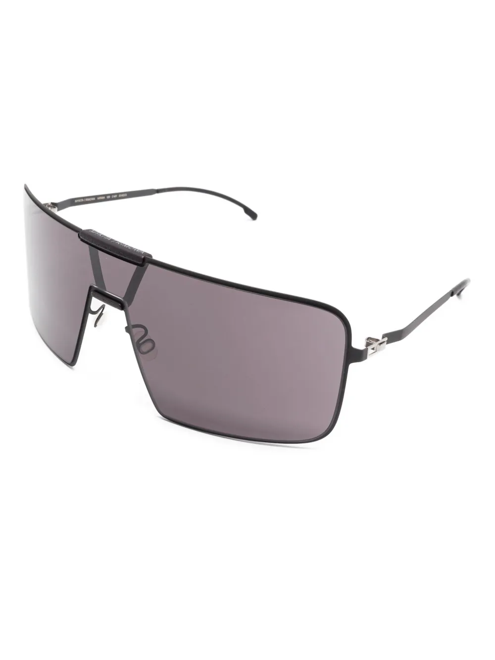 Mykita x Rimowa zonnebril met schild montuur Zwart