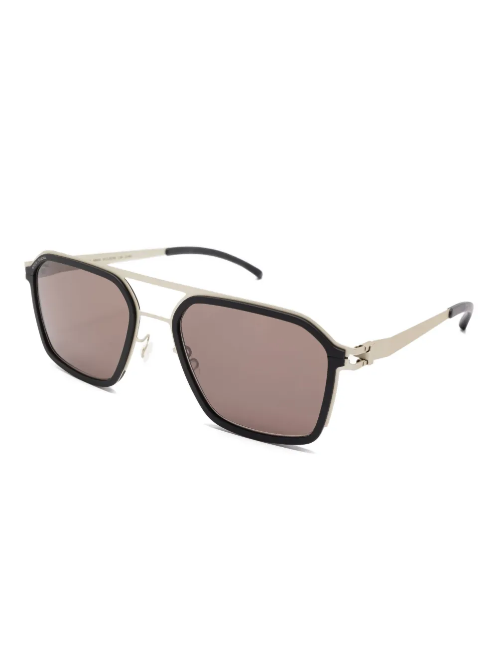 Mykita x Rimowa Heritage metalen zonnebril Zilver