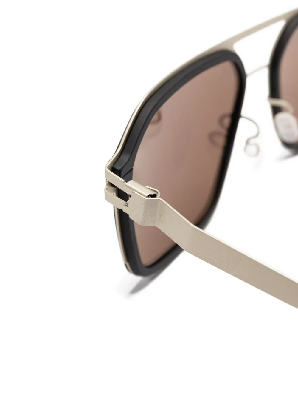 Mykita x Rimowa Heritage metalen zonnebril Zilver