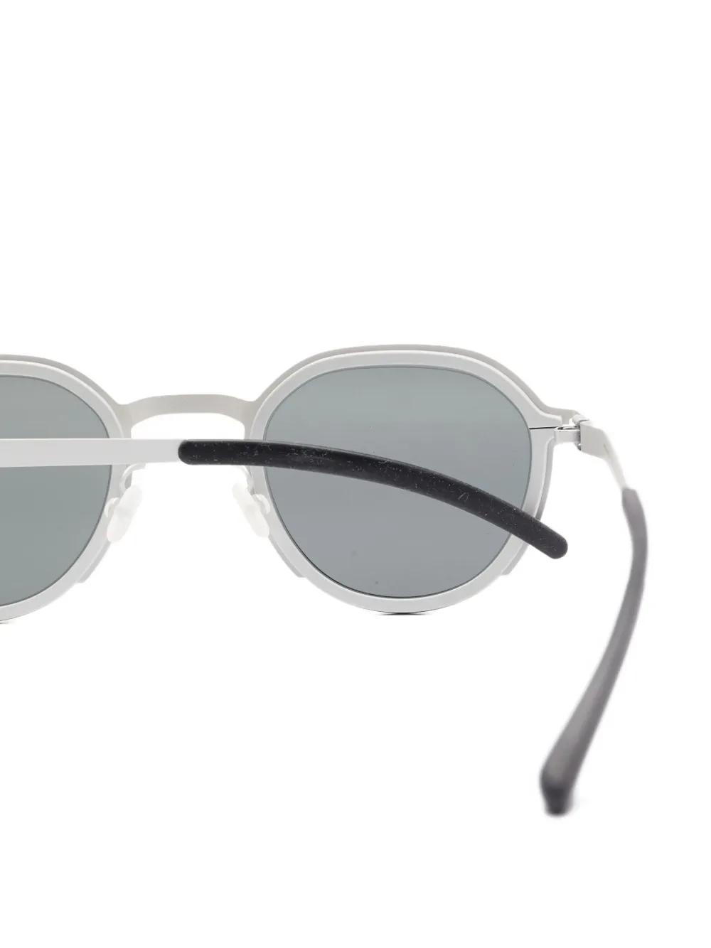 Mykita x Rimowa zonnebril met rond metalen montuur Grijs