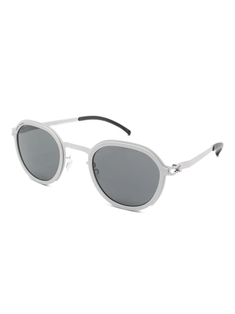 Mykita x Rimowa zonnebril met rond metalen montuur Grijs