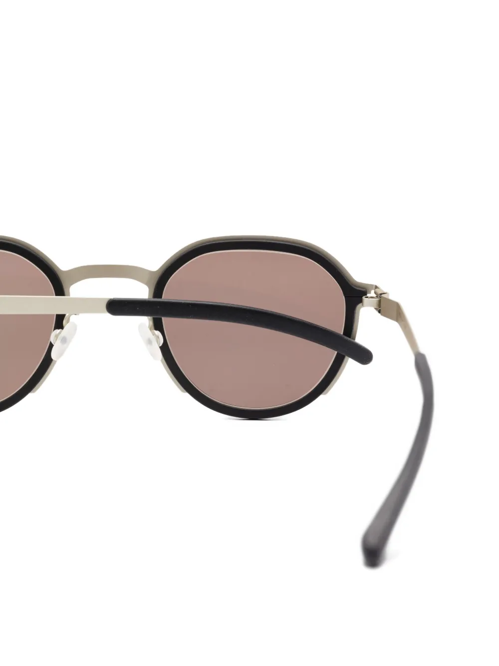 Mykita x Rimowa zonnebril met rond metalen montuur Grijs