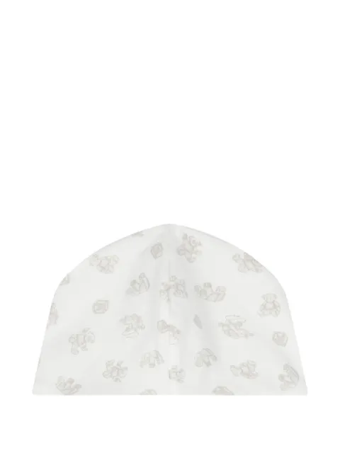 POLO RALPH LAUREN KIDS Bear-print reversible beanie