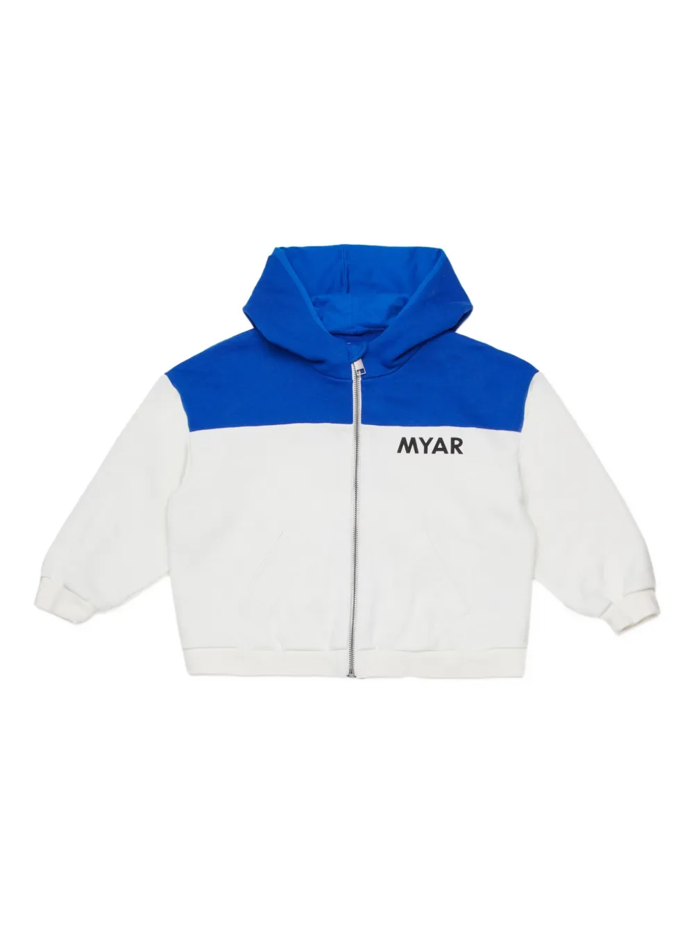 Myar Logo-print Zip-up Hoodie In White