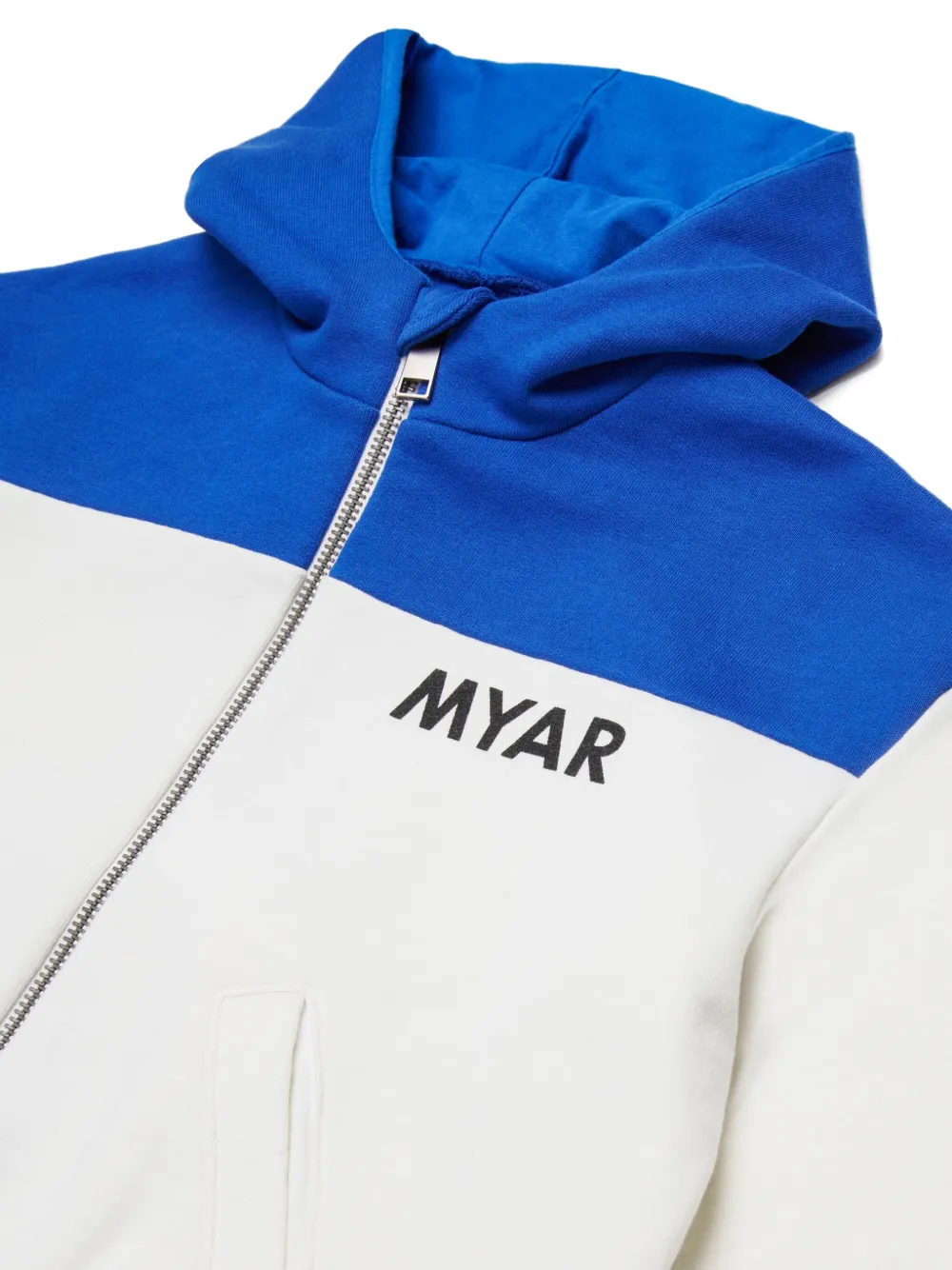 Myar Logo-print Zip-up Hoodie In White