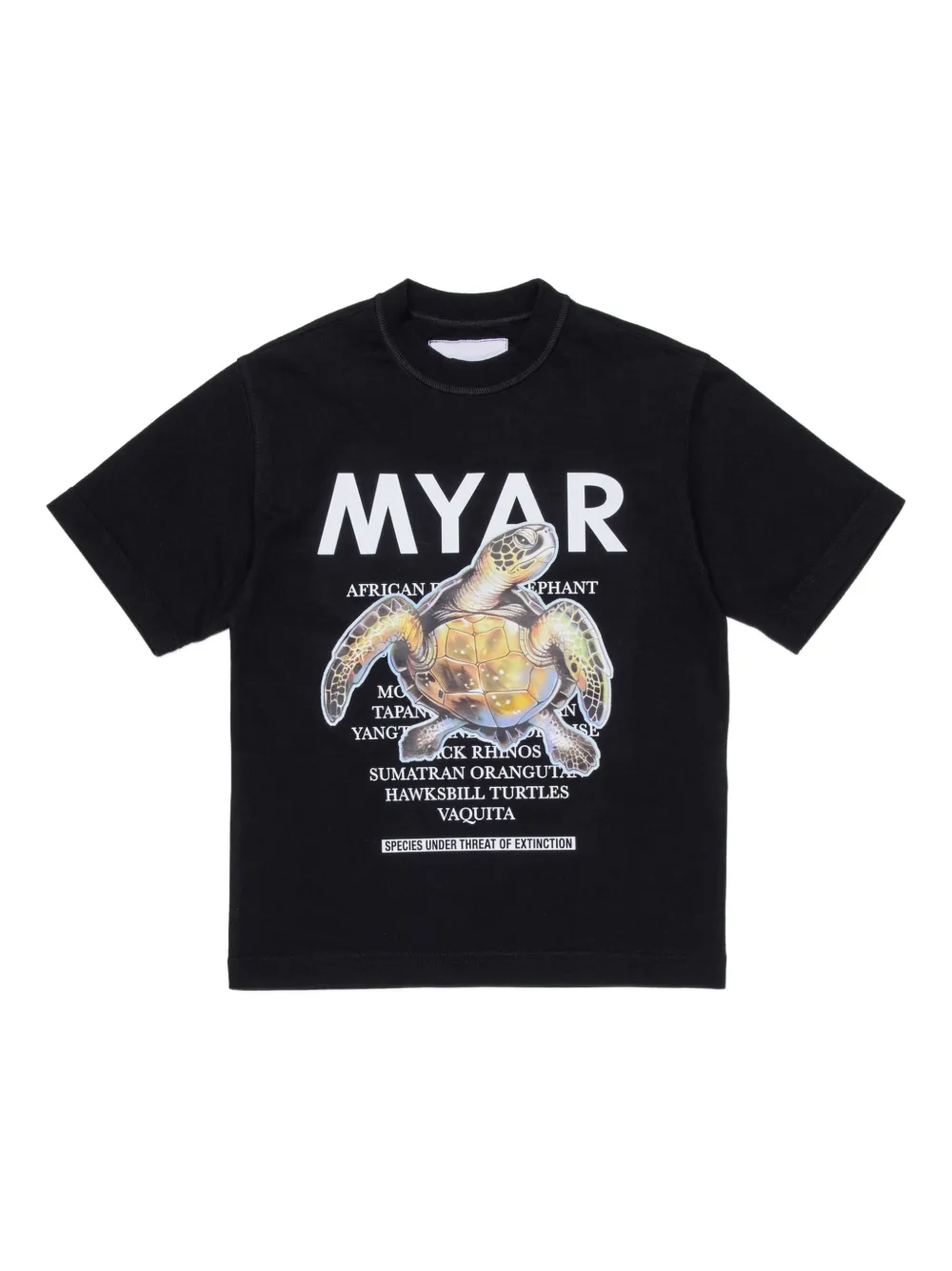 Myar turtle graphic-print T-shirt | Black | Image 1
