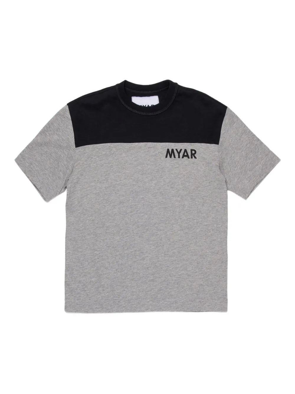 Myar two-tone cotton T-shirt | Grey | Image 1