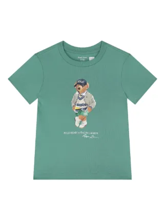 POLO RALPH LAUREN KIDS ポロベア Tシャツ | グリーン | FARFETCH JP