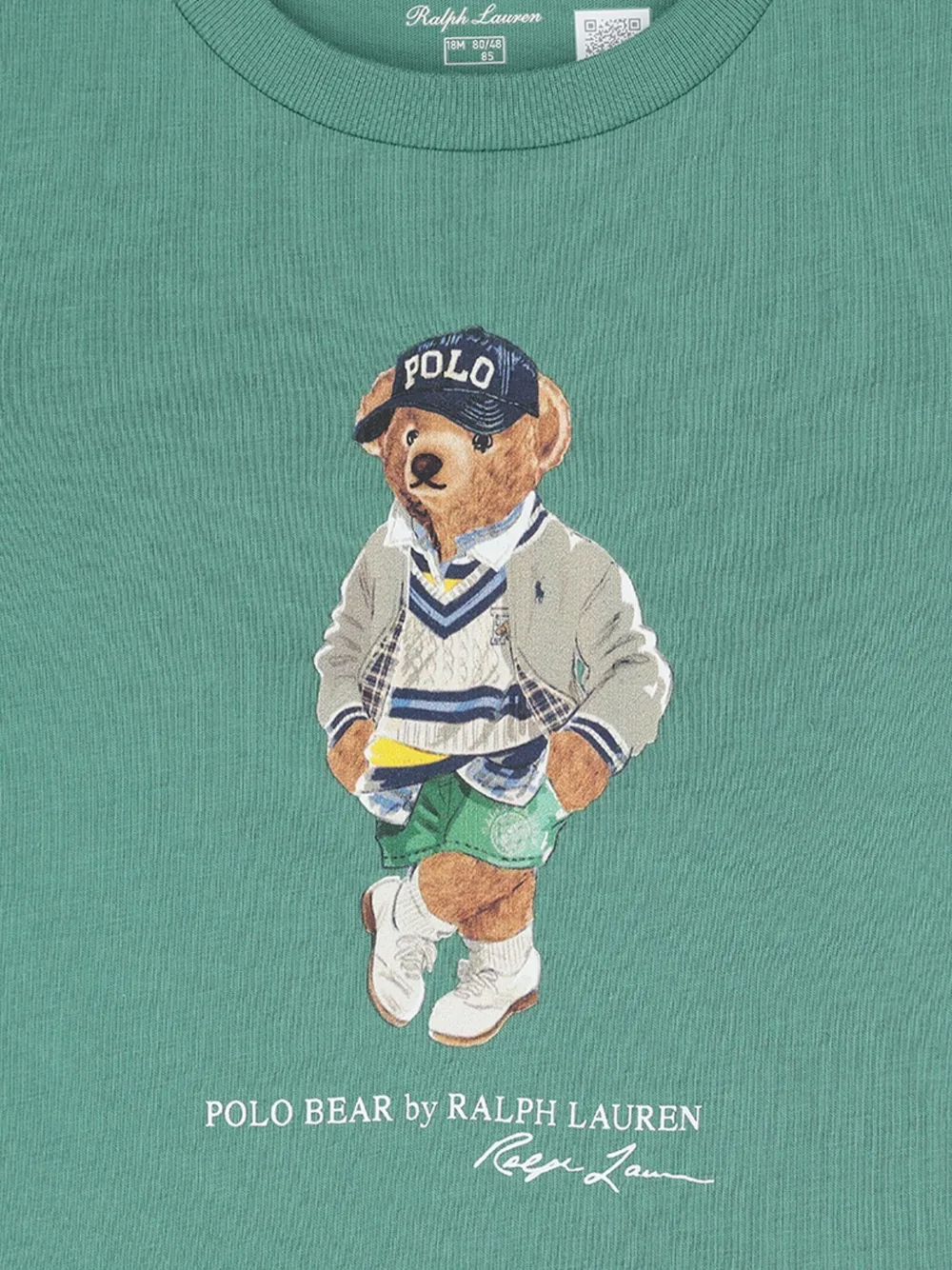 POLO RALPH LAUREN KIDS Polo Bear T-shirt Groen