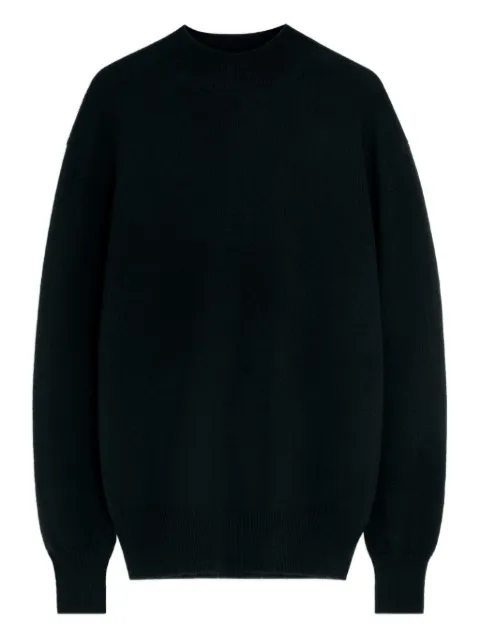 LEMAIRE mock neck rib-knit trim sweater