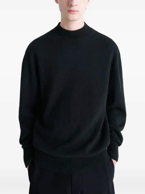 LEMAIRE モックネック セーター | ブラック | FARFETCH JP