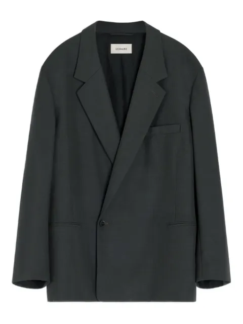 LEMAIRE cross-breast tailored blazer