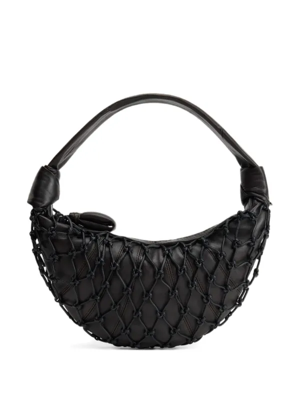 Lemaire Fortune Croissant Mini Shoulder Bag in Brown