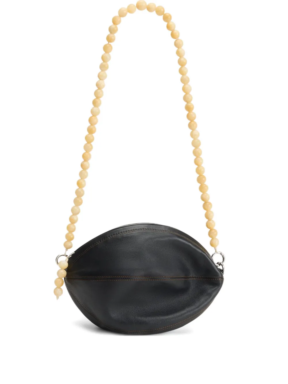 Lemaire Balloon-shape Shoulder Bag In Black