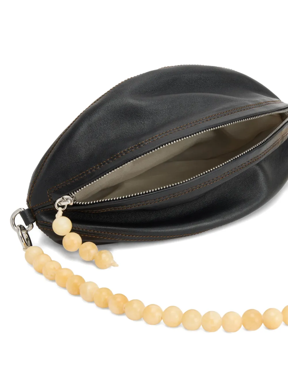 Lemaire Balloon-shape Shoulder Bag In Black