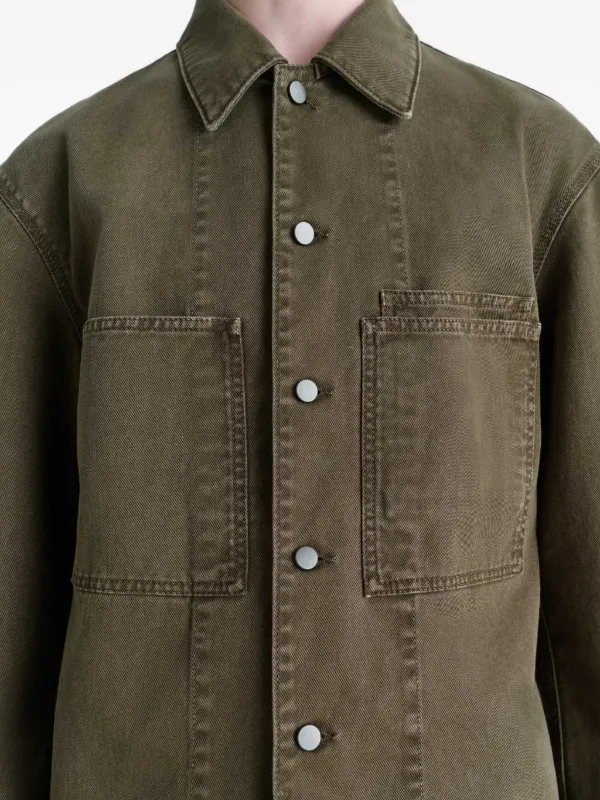 LEMAIRE patch pocket shirt サイズ46 Lemaire Patch Pocket Shirt in Chestnut | FWRD