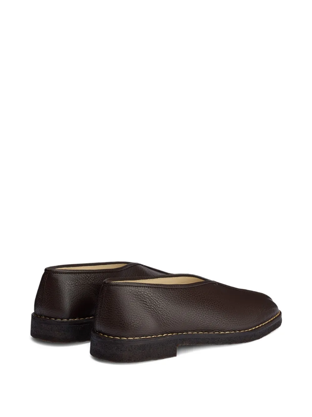 LEMAIRE Loafers met vierkante neus Bruin