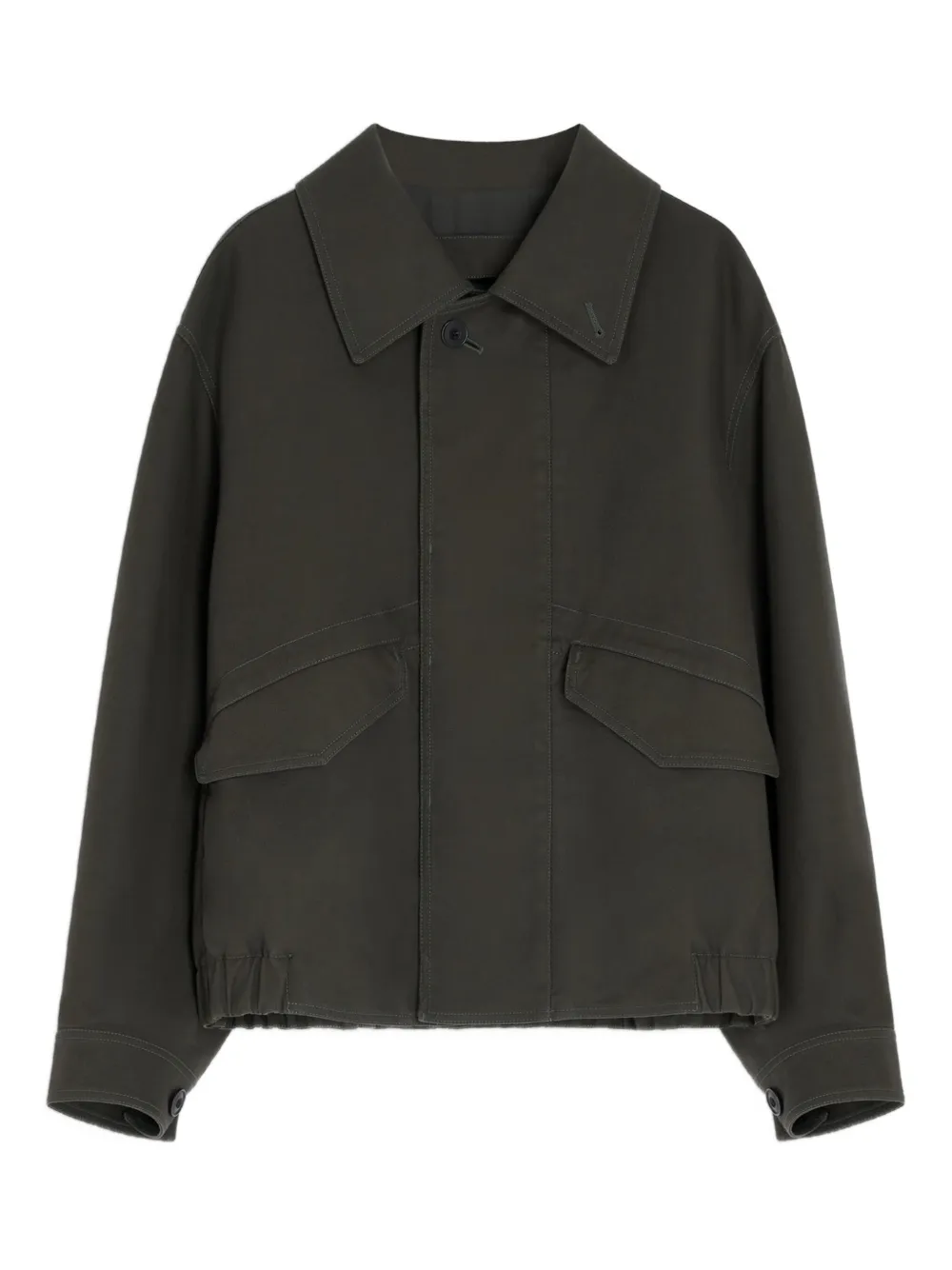 LEMAIRE flap-pockets shirt jacket | Green | Image 1