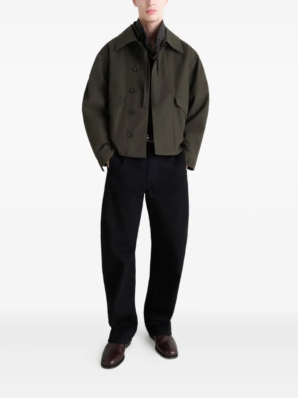 LEMAIRE flap-pockets shirt jacket | Shirt Jackets | Image 2