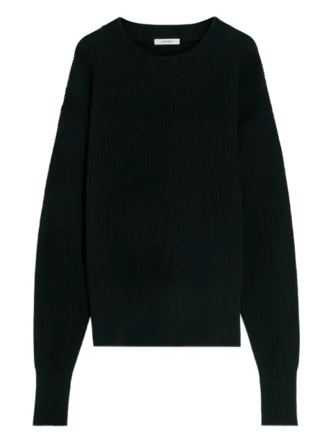LEMAIRE ribbed wool crewneck sweatshirt