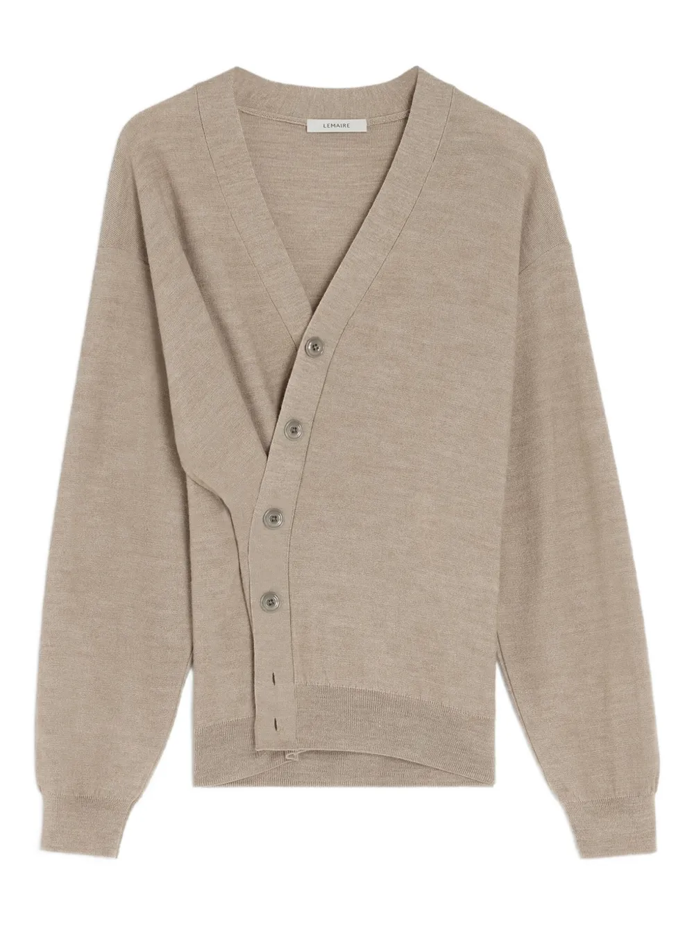 LEMAIRE Vest met gedraaide knoop Beige
