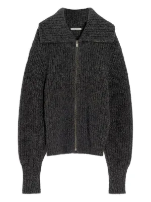 Alexander McQueen MacQueen-tartan zip-up Cardigan | Red | FARFETCH JO
