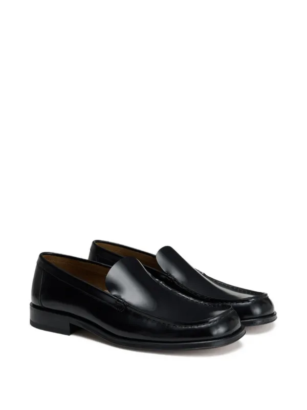 LEMAIRE Leather Loafers | Black | FARFETCH CA