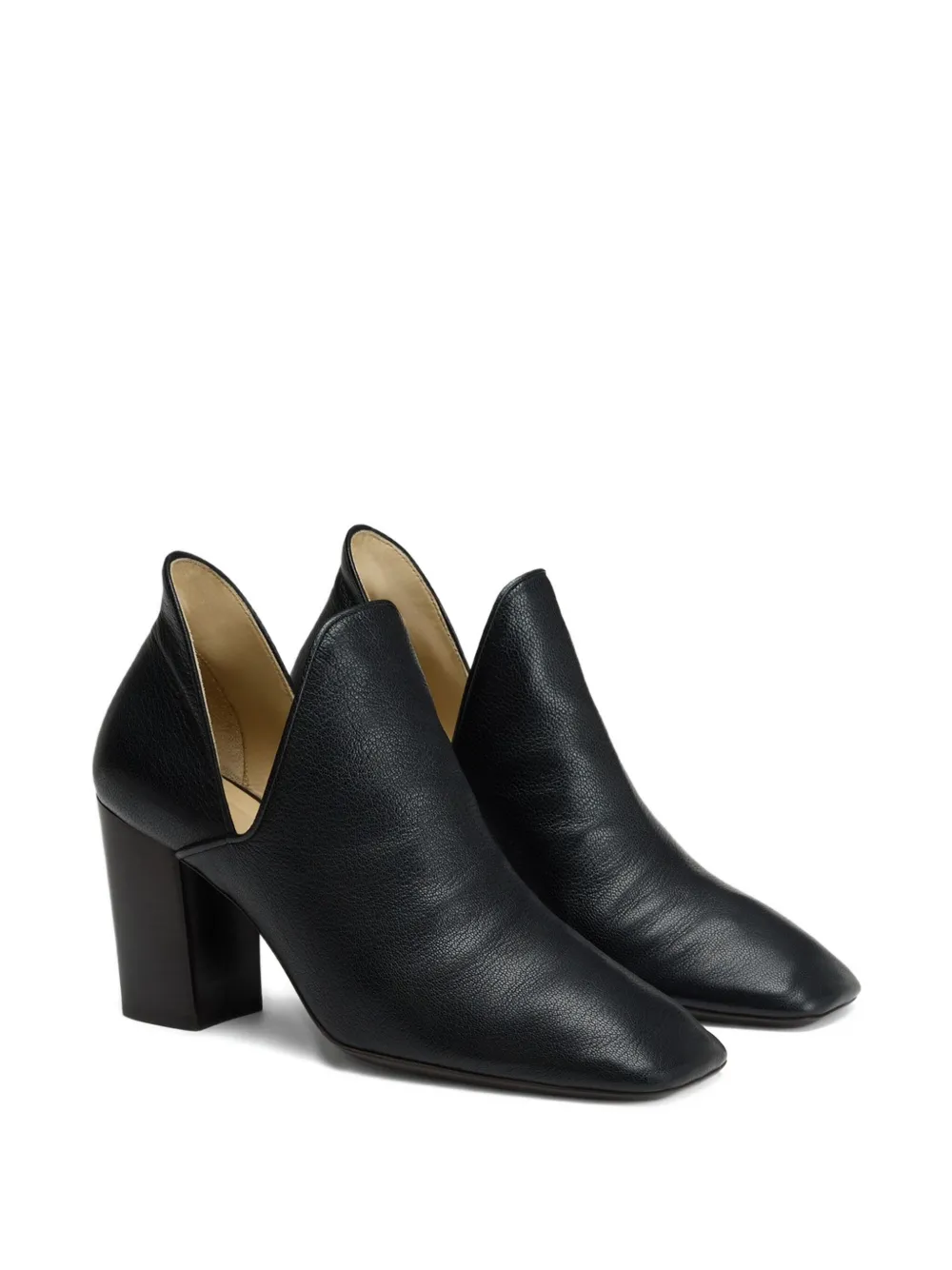 LEMAIRE Pumps met vierkante neus Zwart