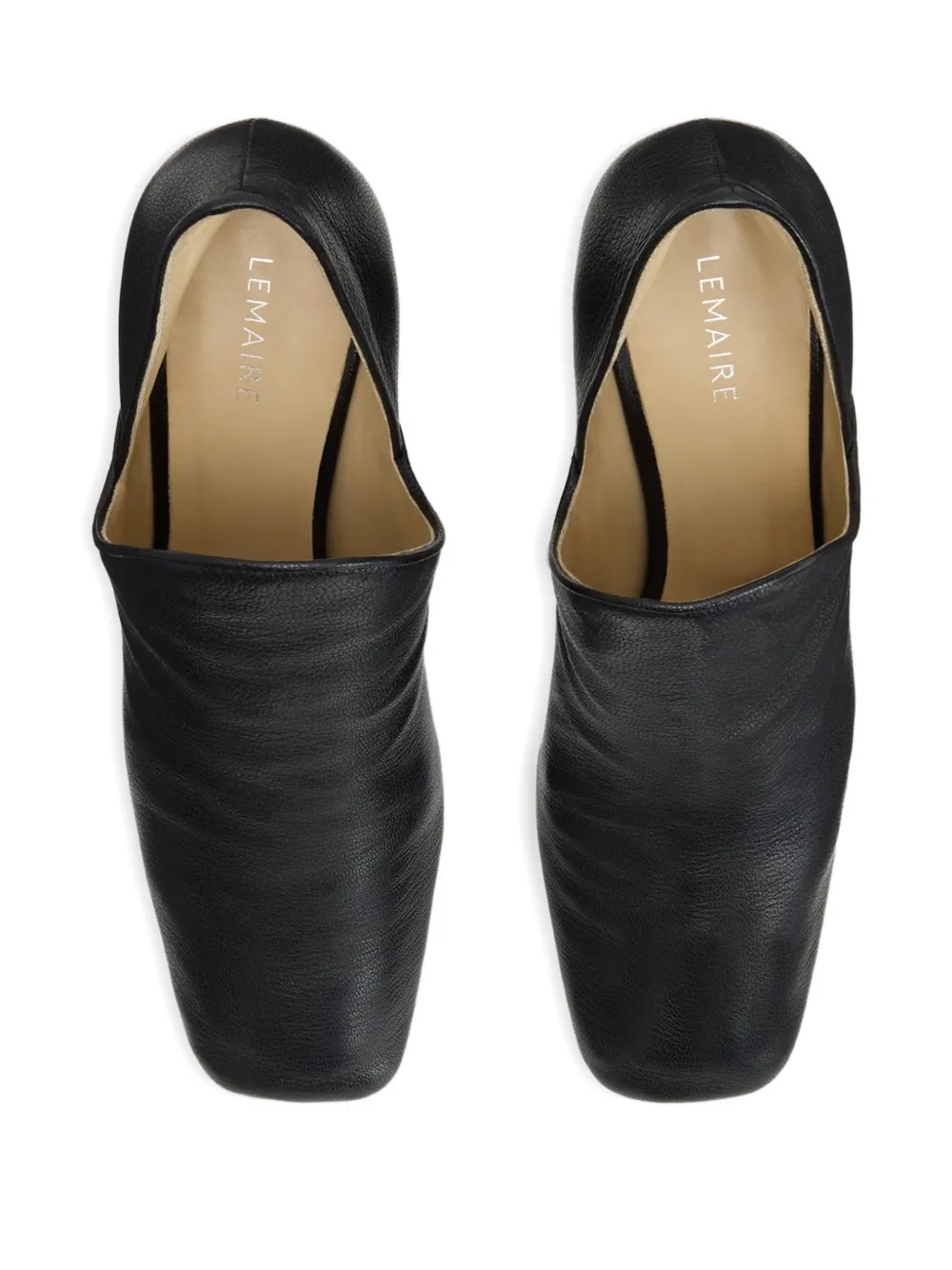 LEMAIRE Pumps met vierkante neus Zwart