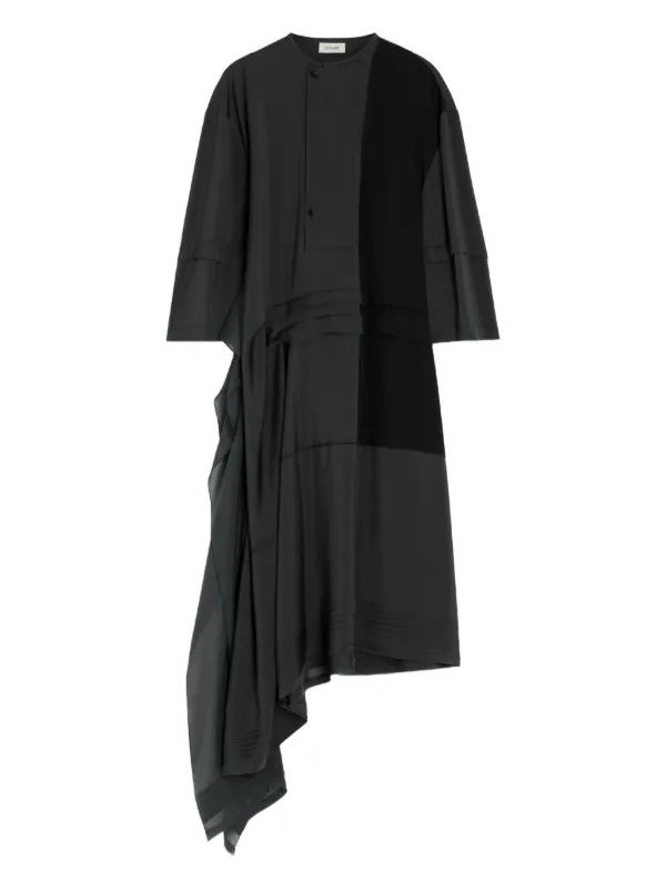 lemaire pleated shirt dress LEMAIRE PLEATED SHIRT DRESS
