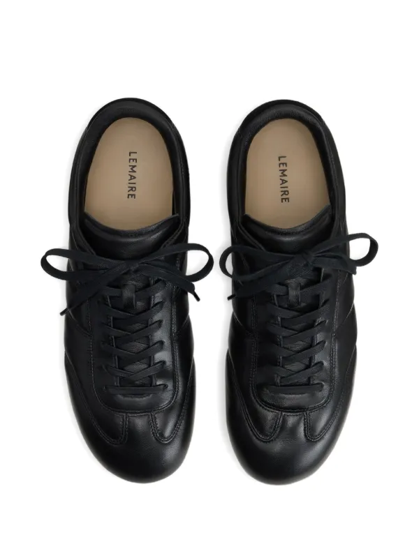 LEMAIRE Soft Runner レザースニーカー | ブラック | FARFETCH JP